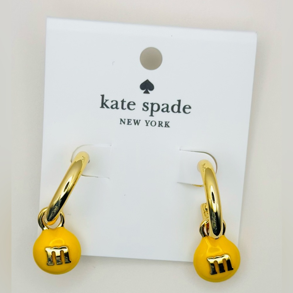 Kate Spade M&M Gold and Yellow Earrings
